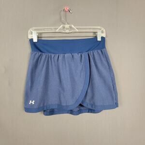 Under Armour Skort S Blue HeatGear Wrap Front Athleisure